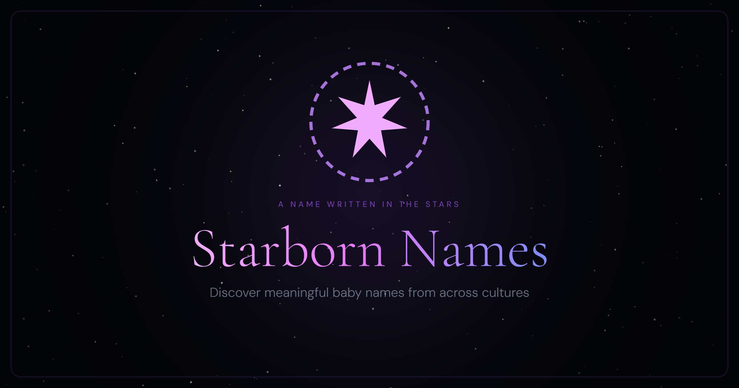 Starborn Names logo